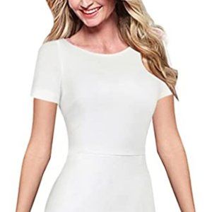 Elegant Vintage Cocktail Party Mermaid Bodycon Midi Mid-Calf Dress